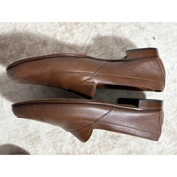 Bally Brennan-01 Brown Leather Loafers Men’s 9 M Swiss Made Slip On Dress Shoes main image 6
